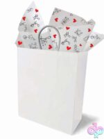 Naughty Stick Figure Tissue Paper – Gray - Image 2