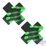 Neon Greeny Temperature Reactive X Factor Nipple Cover Pasties