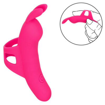 Neon Vibes the Flirty Vibe Pink finger vibrator by CalExotics