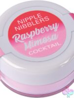 Raspberry mimosa flavored pleasure balm in pink packaging by Classic Brands
