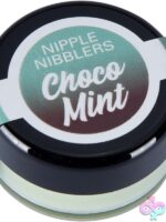 Nipple Nibblers Tingle Balm chocolate mint cooling formula in green tin by Classic Brands