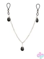 Non-Piercing Nipple Chain Jewelry in Onyx - Image 2
