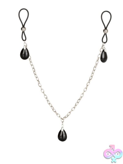 Non-Piercing Nipple Chain Jewelry In Onyx - Image 2