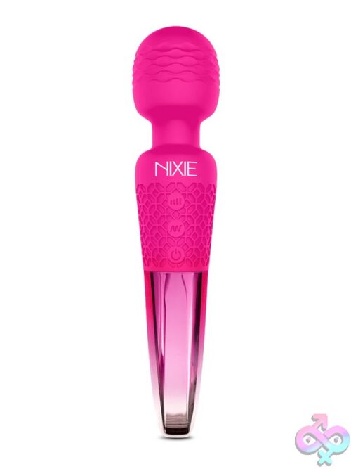 Nixie Rechargeable Wand Massager Pink Ombre - Image 2