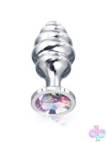 Nixie Ribbed Stainless Steel Butt Plug Honey Dipper