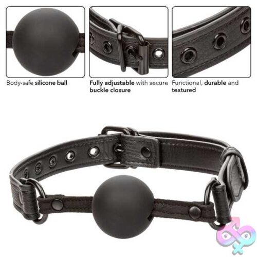 Nocturnal Collection Ball Gag - Black - Image 4