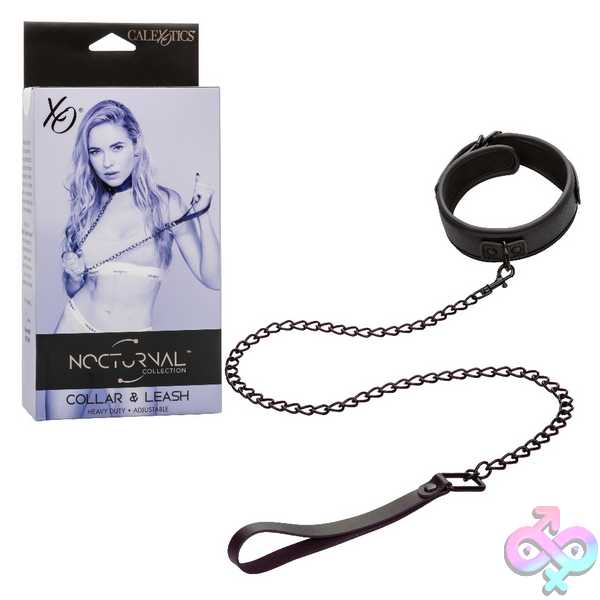 Discreet-Toys-Nocturnal-Collection-Collar-And-Leash-Black-Se2678103 Nocturnal Collection Collar And Leash - Black - Image 1
