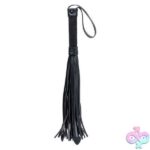 Nocturnal Collection Heart Throb Flogger - Black - Image 3