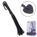 Nocturnal Collection Heart Throb Flogger - Black - Image 4