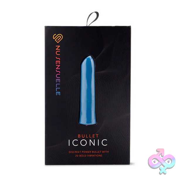 Discreet-Toys-Nu-Sensuelle-Iconic-Bullet-Deep-Turquoise-Bt-W82Dtq Nu Sensuelle Iconic Bullet - Deep Turquoise - Image 1