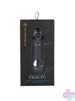 Trinitii 18K Gold Edition triple sensation black silicone clit stimulator by Nu Sensuelle