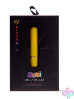 Tulla compact rounded bullet vibrator in yellow by Nu Sensuelle