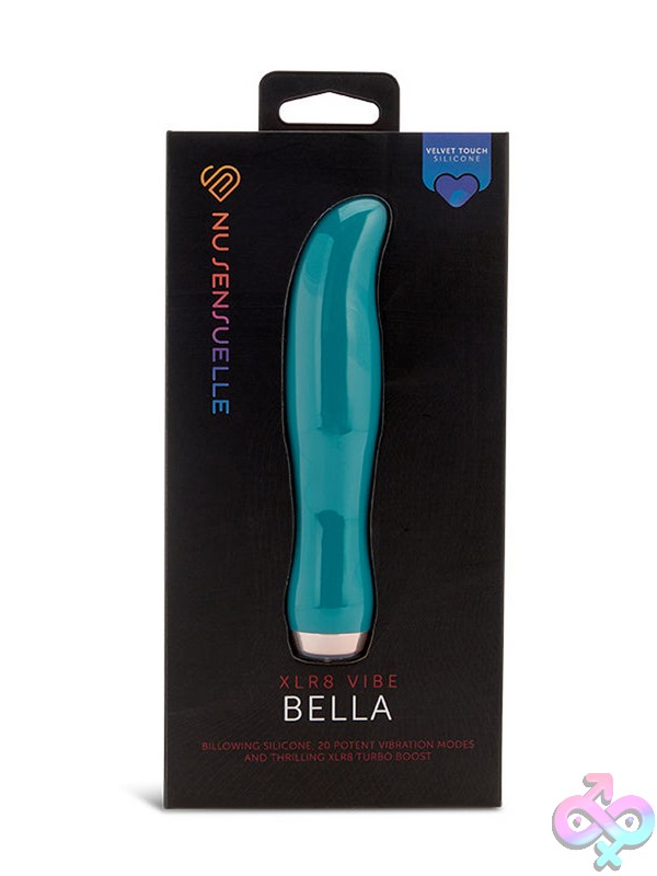 Discreet-Toys-Nu-Sensuelle-Velvet-Touch-Bella-Emerald-Green-Nu-Bt-W91Eg Nu Sensuelle Bella Curved G-Spot Vibe In Emerald Green Velvet Touch Liquid Silicone By Nu Sensuelle
