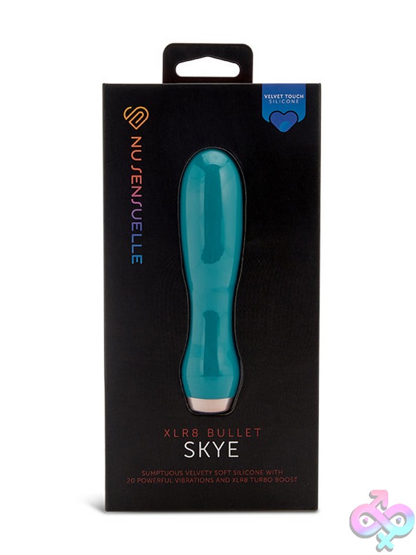 Discreet-Toys-Nu-Sensuelle-Velvet-Touch-Skye-Emerald-Green-Nu-Bt-W92Eg Nu Sensuelle Skye Xlr8 Velvet Touch Liquid Silicone G-Spot Vibe In Emerald Green By Nu Sensuelle