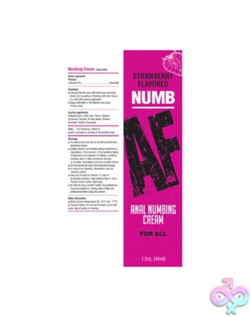 Numb Af Anal Desensitizer Strawberry 1.5Oz - Image 2