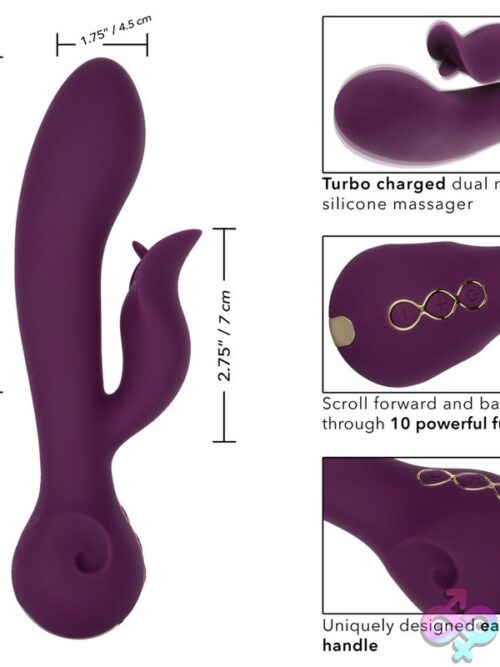 Obsession Fantasy Dual Vibrator In Purple - Image 3