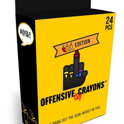 Offensive-Ish Crayons multi-color novelty set by Wood Rocket