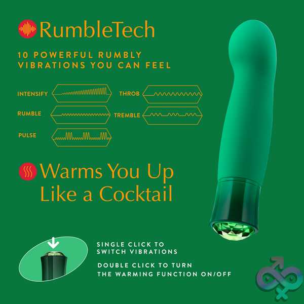 Discreet-Toys-Oh-My-Gem-Enchanting-Emerald-Bl-28322 Oh My Gem - Enchanting - Emerald - Image 1