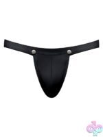 Oh Snap! Snap Off Jock – Black S/M - Image 2