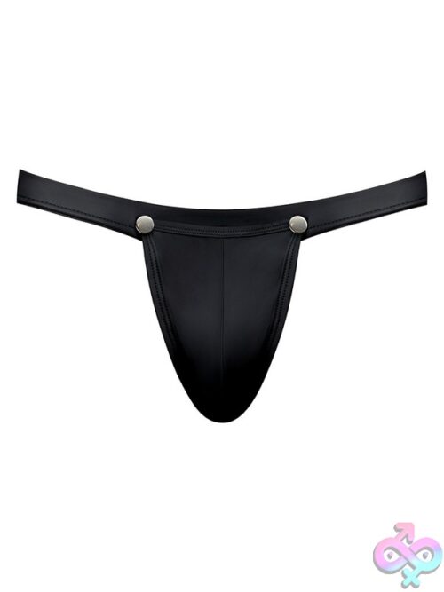 Oh Snap! Snap Off Jock – Black S/M - Image 2