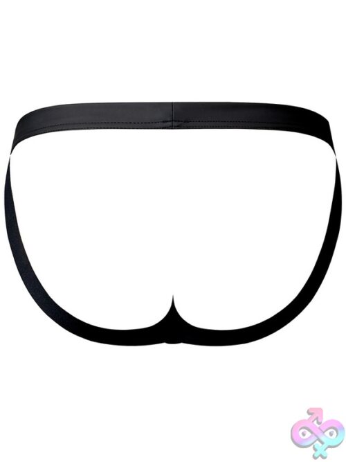 Oh Snap! Snap Off Jock – Black S/M - Image 3