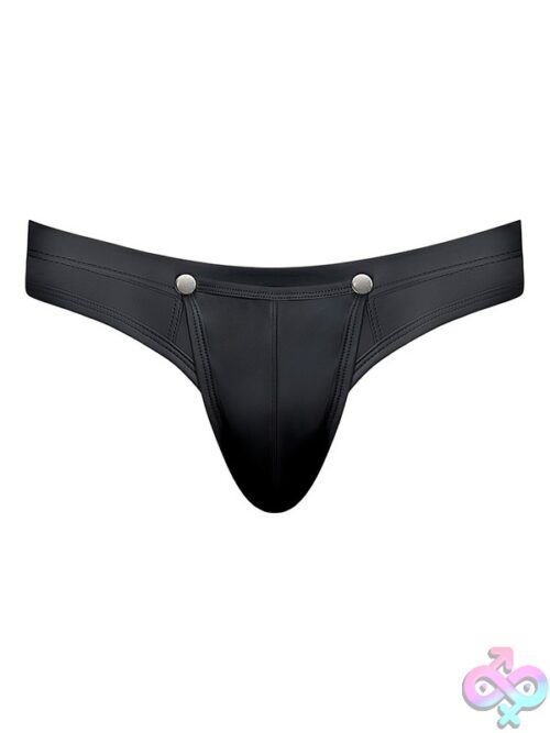 Oh Snap! Snap-Off Thong In Black – L/Xl - Image 2