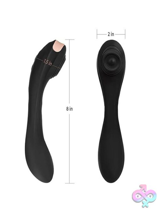 Omg Vibrapulse Clitoral Massager Black - Image 3