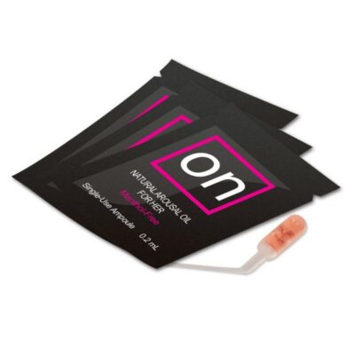 On Arousal Oil For Her 24-application pack, clear natural formula by Sensuva