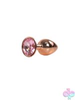 Onix Cobalt Lucio Anal Plug – Gold Gem Base - Image 3