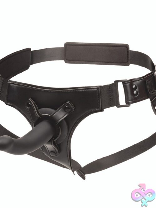 Jock Strap Harness With Silicone Probe – Black - Image 2