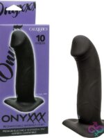 beginner vibrating anal stud Onyxxx Rechargeable Beginner Stud by CalExotics in black silicone
