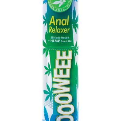 Clear 0.50 oz Oooweee anal relaxing lubricant bottle with Amyris and Hemp Seed Oil by Body Action