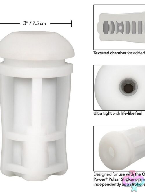 Optimum Power Pulsar Stroker Replacement Sleeve – White - Image 3
