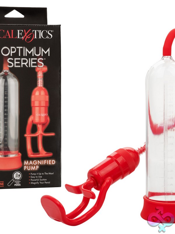 Discreet-Toys-Optimum-Series-Magnified-Pump-Nu-Se-1034-05-3 Optimum Series Magnified Pump Clear Manual Pump With Silicone Donut By California Exotic Novelties