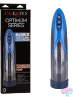 Clear rechargeable waterproof automatic penis pump with silicone base by California Exotic Novelties