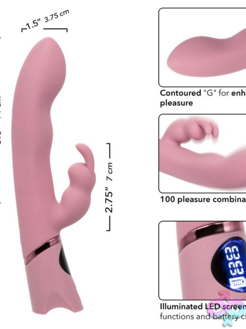 Orgasmatron Digital G-Bunny – Pink Silicone Dual Rabbit Massager - Image 3