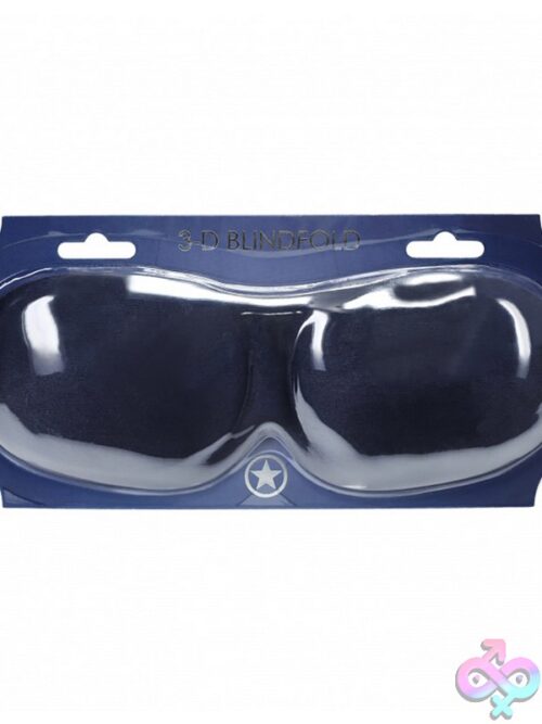 Ouch 3D Contoured Blindfold In Multiple Colors For Sensory Kink Play