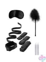 Ouch! Bed Bindings Restraint Kit – Black & White - Image 2