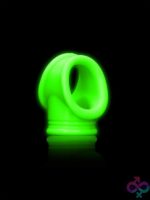 Cock Ring & Ball Strap Glow In The Dark – Green - Image 2
