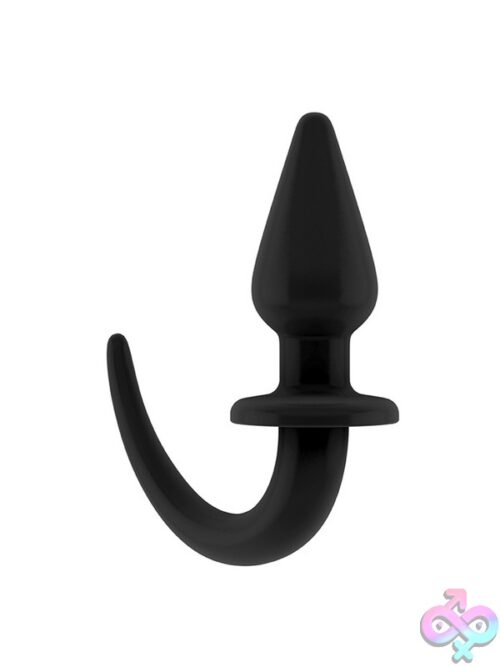Ouch! Flexible Rubber Butt Plug – Black - Image 2