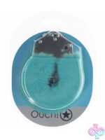 Heavy-duty fluffy handcuffs with quick-release button in multiple colors by Shots Toys