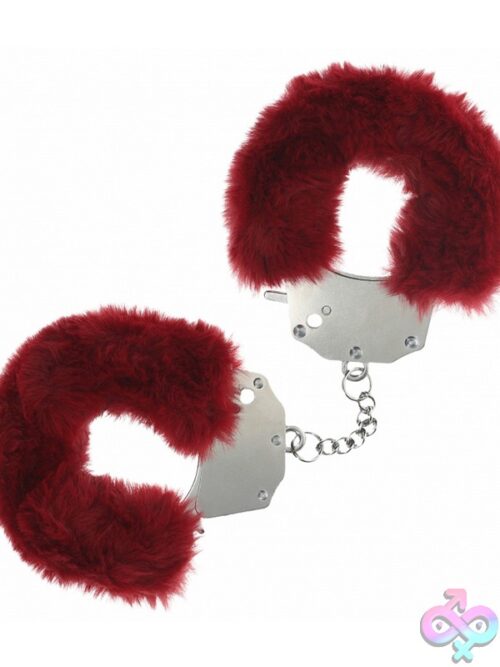 Heavy-Duty Fluffy Handcuffs With Quick-Release Button In Multiple Colors By Shots Toys