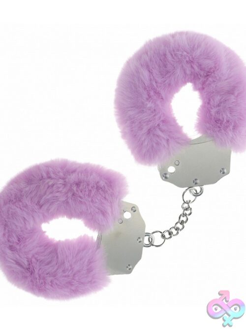 Ouch! Heavy-Duty Fluffy Handcuffs – Lavender - Image 2