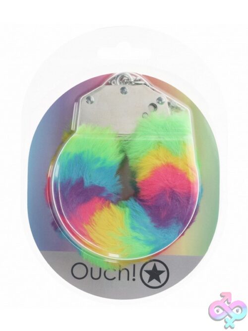 Heavy-Duty Fluffy Handcuffs With Quick-Release Button In Multiple Colors By Shots Toys