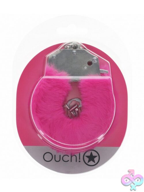 Heavy-Duty Fluffy Handcuffs With Quick-Release Button In Multiple Colors By Shots Toys