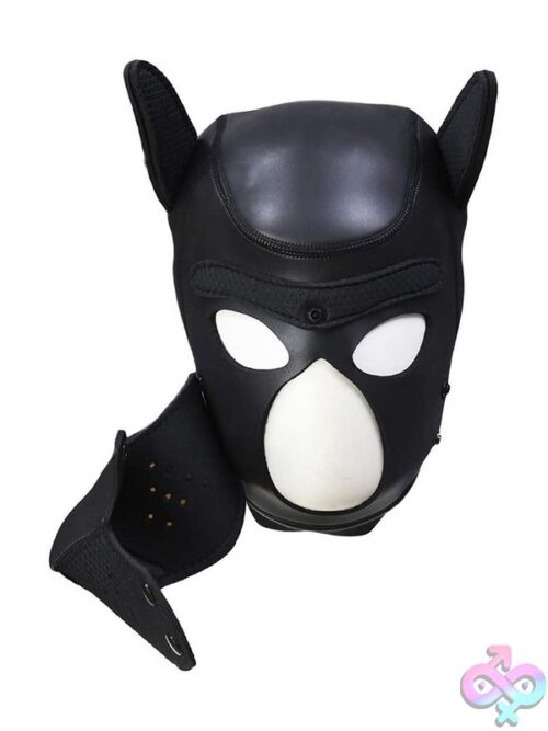 Ouch! Neoprene Puppy Hood – Black - Image 3