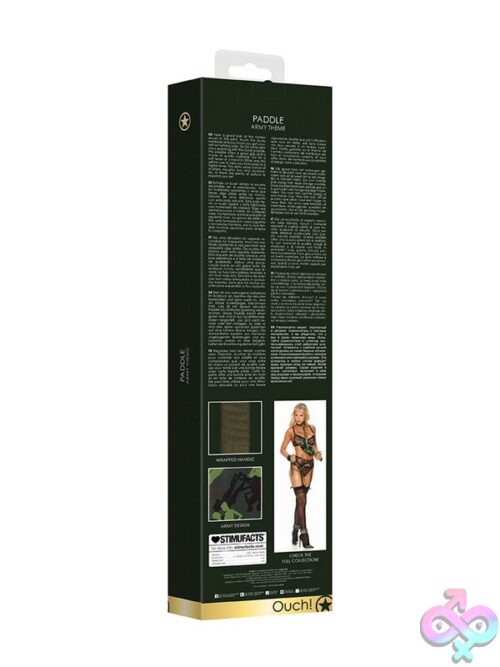 Ouch! Army Theme Spanking Paddle - Image 3