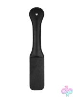 Ouch! XOXO Leather Paddle – Black - Image 2