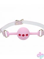 Ouch! Paris Collection Silicone Ball Gag – Pink - Image 2