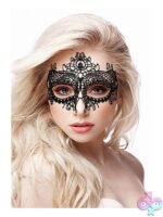 Ouch! Queen Black Lace Mask - Image 2